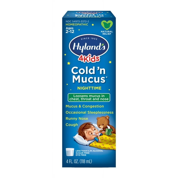 Hyland's Naturals 4 Kids Cold n Mucus Cough & Cold Liquid