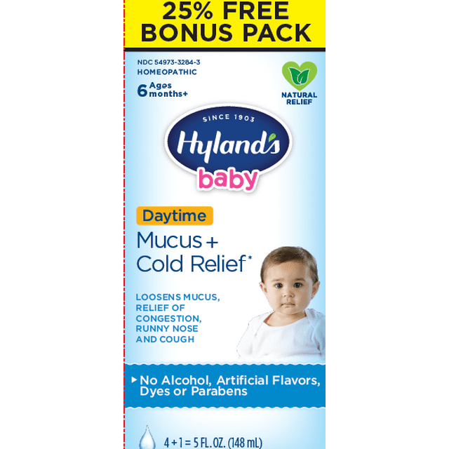 Hyland's Naturals Baby Mucus + Cold Relief Bonus Pack, 5oz