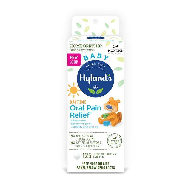 Hyland's Naturals Baby Oral Pain Relief, 125 Tablets