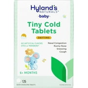 Hyland's Naturals Baby Tiny Cold Tablets, Daytime, 125 ct