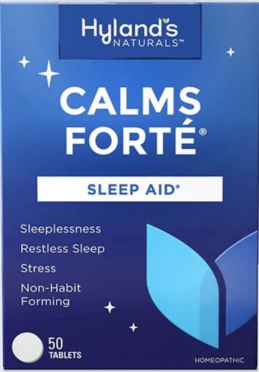 Hyland's Naturals Homeopathic Calms Forte Sleep Aid Tablets 50 Ea, 2
