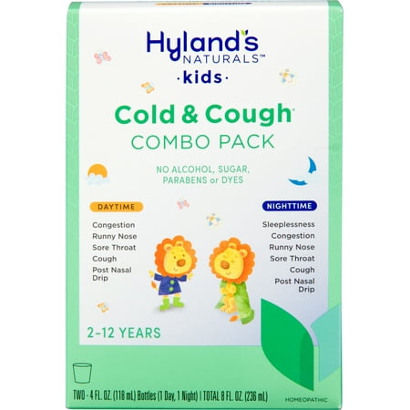 Hyland's Naturals Kids Cold & Cough Day and Night Value Pack, 8 Fluid Ounces