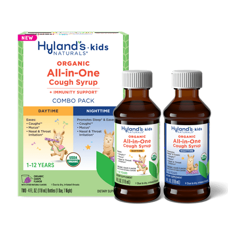 Hyland's Naturals Kids Organic All in One Cough Syrup D/N Combo