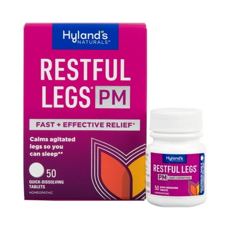 Hyland's Restful Legs PM, Calms Agitated Legs so You Can Sleep, 50 Quick-Dissolving Tablets