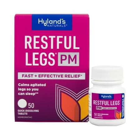 Hyland's Restful Legs PM, Calms Agitated Legs so You Can Sleep, 50 quick-dissolving tablets