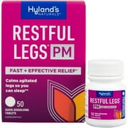 Hylands Restful Legs PM Quick Dissolving Tablets, 50 ea Pack of 3
