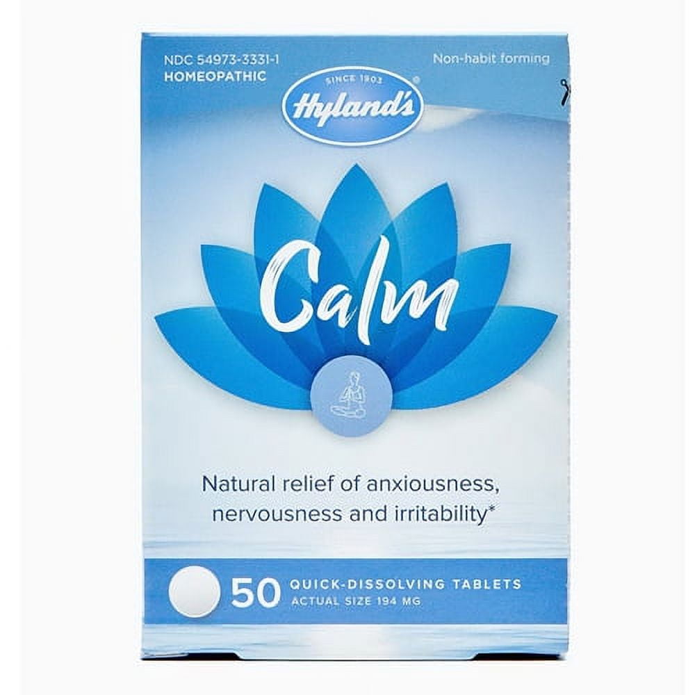 Hylands Homeopathic Quick Dissolving Calm Pills, 50 Ea, 6 Pack