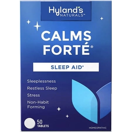 Hylands Homeopathic Calms Forte Sleep Aid Tablets - 50 Ea