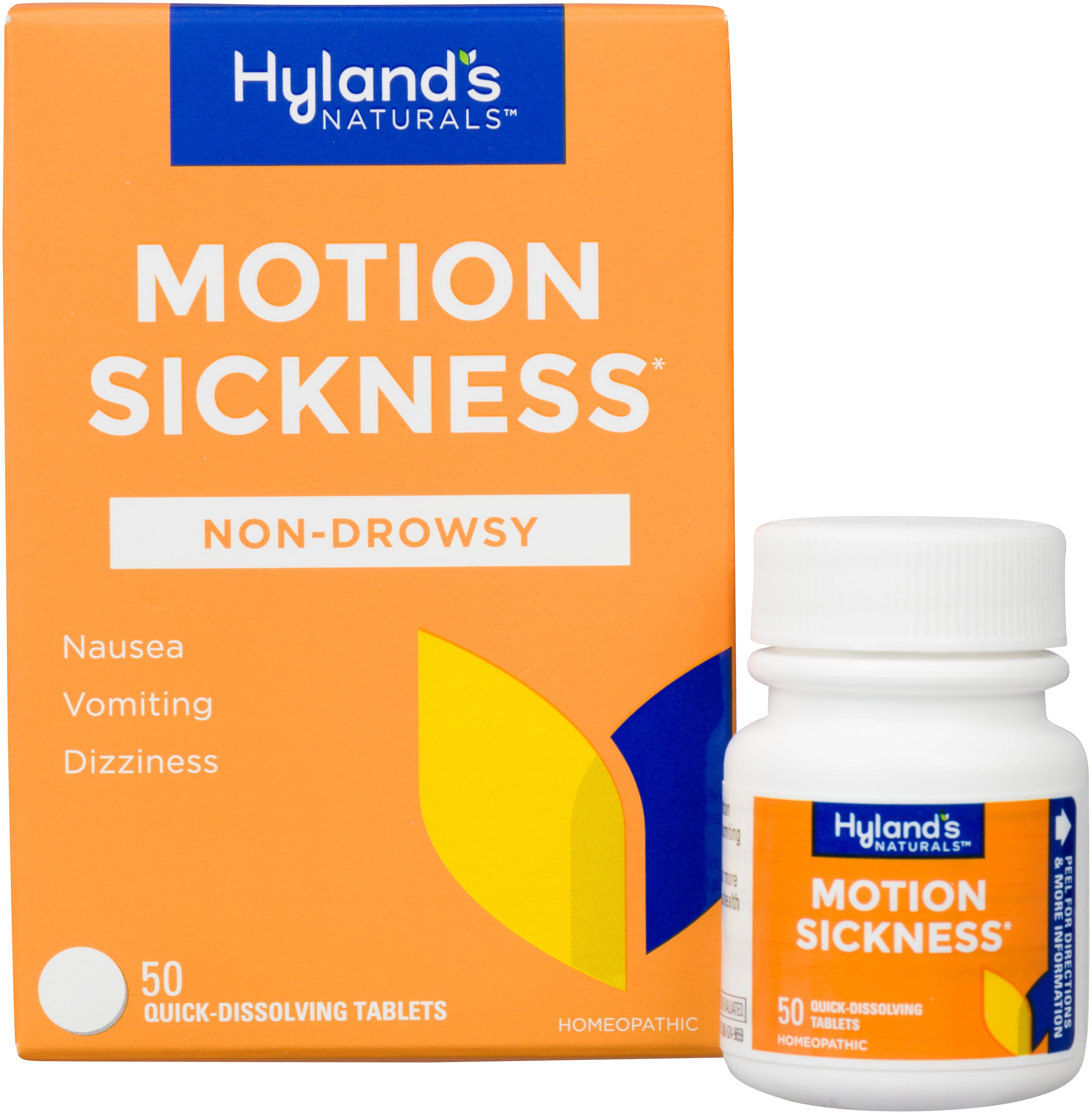 Hylands Naturals Motion Sickness Relief 50 tablets