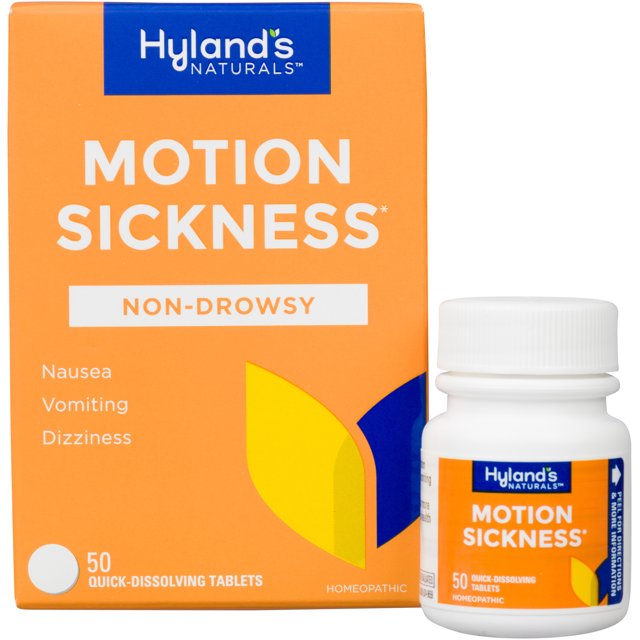 Hylands Naturals Motion Sickness Relief 50 tablets