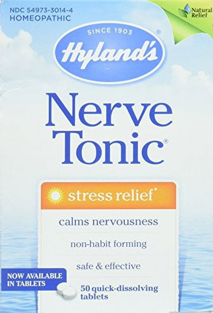 Hylands Nerve Tonic Tablets, 50 Count, 6 Pack