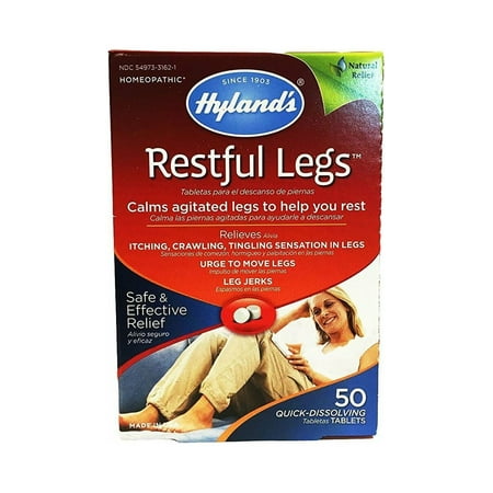 Hylands Restful Legs Safe And Effective Relief Homeopathic Tablets - 50 Ea, 6 Pack