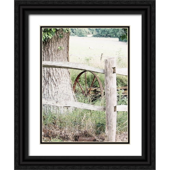 Hyler, JB 25x32 Black Ornate Wood Framed with Double Matting Museum Art Print Titled - Southwest Treasures