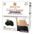 thumbnail image 1 of Hyleys Colon Cleanse Herbal Tea Detox - Caffeine Free Digestive Tea Bags - Blackberry Flavor - 50 Tea Bags (1 Pack), 1 of 10