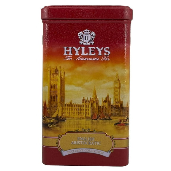Hyleys English Aristocratic Loose Black Tea in Gift Tin - 3.5 oz (100g)
