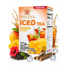 Hyleys Iced Tea Bags - 20 ct - Mango Black Tea