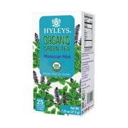 Hyleys Organic Green Tea Moroccan Mint Flavor - 25 Tea Bags