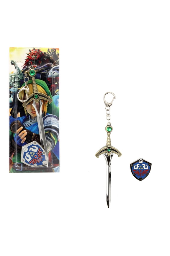 Hylian Weapons - The Legend of Zelda 5" Keychain 2 pc. Pendant