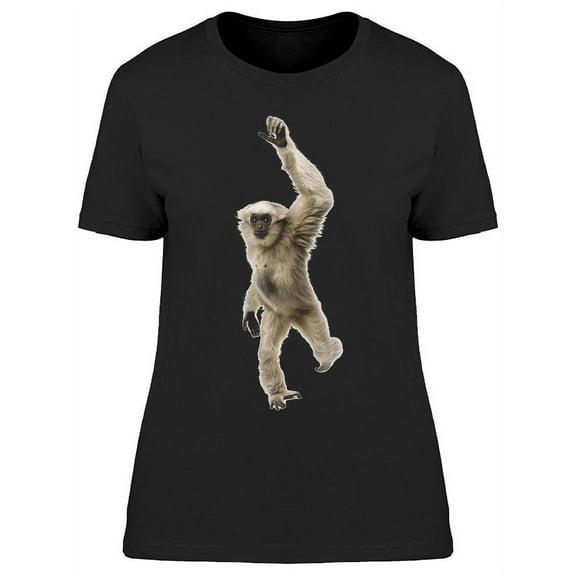 Hylobates Pileatus  T-Shirt Women -Image by Shutterstock, Female x-Large