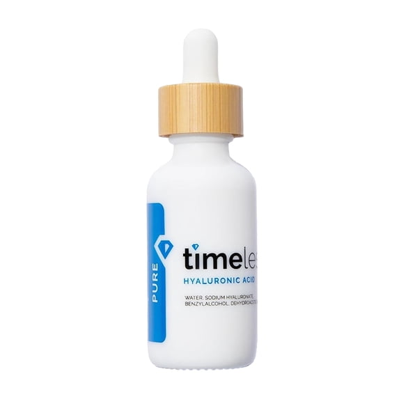 Timeless Skin Care Hyaluronic Acid 100% Pure Serum - Hydrating Face Serum for Personal Care - Fragrance-Free - Hyaluronic Acid - for Skin Care - 1 fl oz
