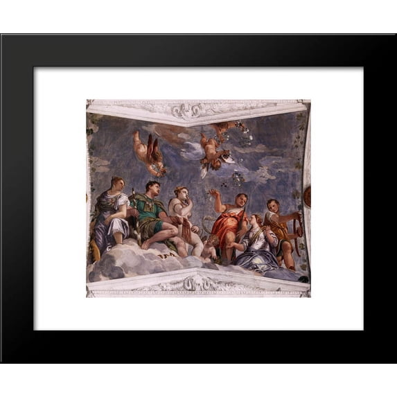 Hyman, Juno and Venus 20x24 Framed Art Print by Paolo Veronese