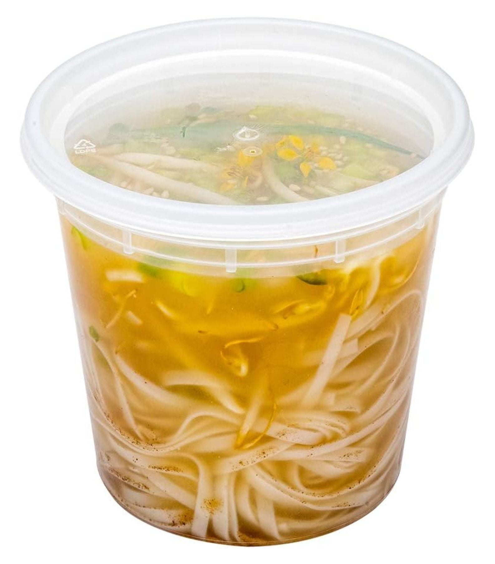 Hymkun Asporto 24 Ounce To Go Boxes 100 Microwavable Round Soup ...