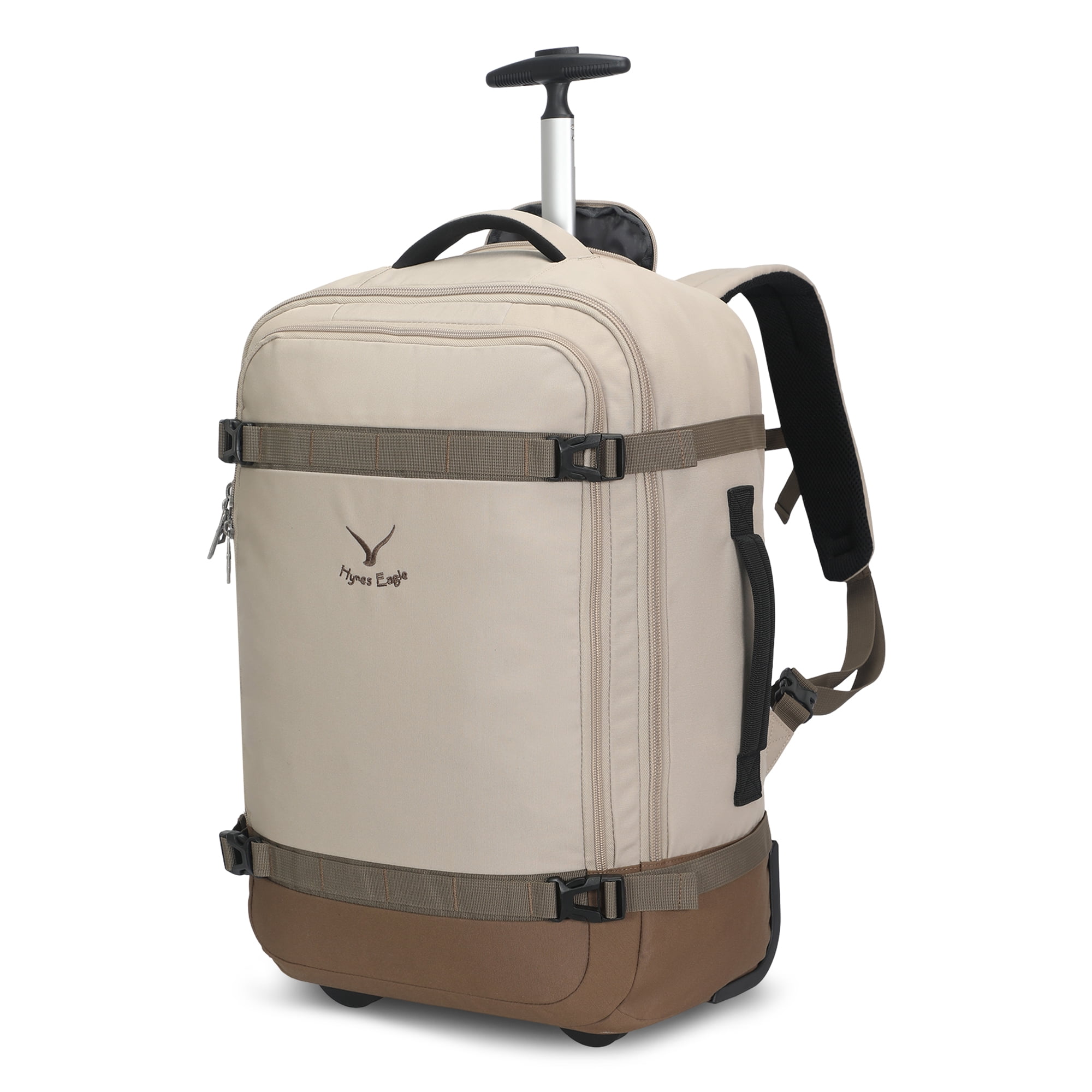 Convertible Wheeled Laptop Carry-On Bag (42L) – Hynes Eagle – Beige