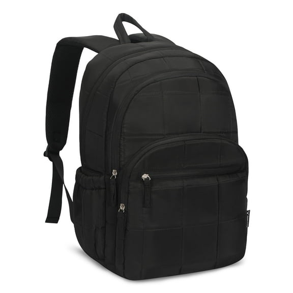 Hynes Eagle 28L Lightweight Water-Repellent 16-inch Laptop Casual Unisex Backpack, Black