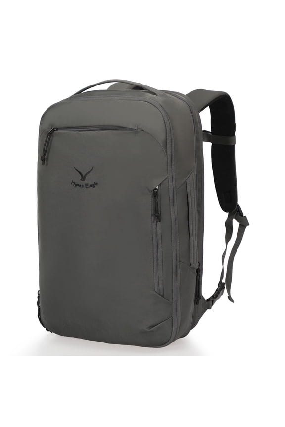 40L Expandable TSA-Friendly RFID-Blocking Carry-On Backpack, Grey