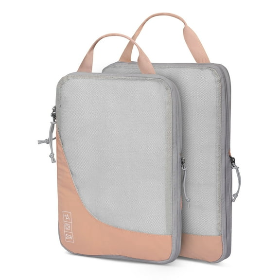 Hynes Eagle Nylon Compression Packing Cubes Set, 2-Piece, 4-Piece, 6-Piece Travel Organizers