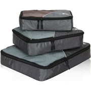 Hynes Eagle Travel Packing Cubes 3 Pieces Value Set Grey