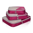 thumbnail image 1 of Hynes Eagle Travel Packing Cubes 3 Pieces Value Set Red Violet, 1 of 7