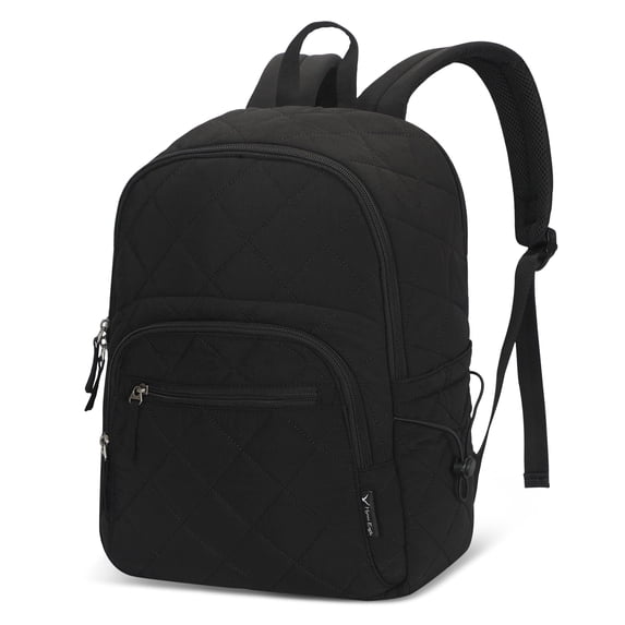 Classic Quilted Laptop Backpack – Hynes Eagle – Black