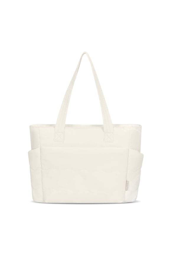 Everyday Zip Tote Handbag – Hynes Eagle – Ivory