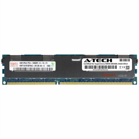 Hynix 4Gb Dimm 1333 Mhz Pc3-10600 Ddr3 Sdram Memory (Hmt151R7Bfr4C-H9)