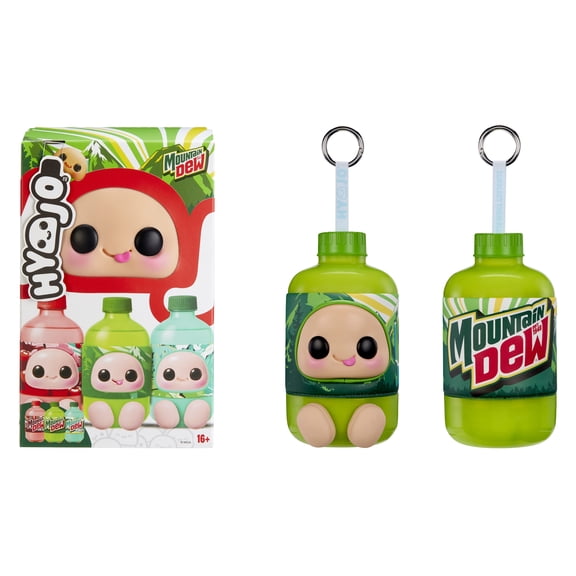 Hyojo Mountain Dew Blind Box Mixed-Material Squishy Collectible with Keychain, Limited Edition, 3 to Collect. Original, Code Red, Baja Blast