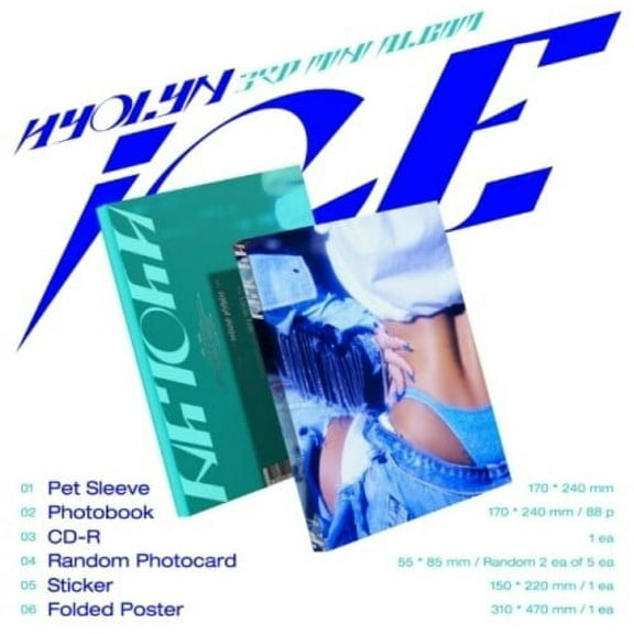 Hyolyn - Ice - incl. Photo Book, 2 Photo Cards, Sticker + Poster - Music & Performance - CD