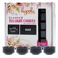 thumbnail image 1 of Hyoola, 6 Hour Black Scented Tealight Candles Black Color 15 Pack, 1 of 4