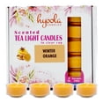 thumbnail image 1 of Hyoola, 6 Hour Winter Orange Scented Tealight Candles Orange Color 15 Pack, 1 of 4