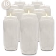 thumbnail image 1 of Hyoola 6" Tall White Prayer Candles, 7 Day Long Burning Memorial, Religious Vigil Candle in Plastic Jar, 10-Pack, 1 of 3