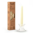thumbnail image 1 of Hyoola 6 inch Handmade All Natural Beeswax Taper Candles White Honey Scent 2 Pack, 1 of 4