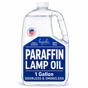 Hyoola Liquid Paraffin Lamp Oil - Odorless Clean Burn, Smokeless Tiki Torch Fuel, Clear, 1 Gallon (4 Quarts), 1-Pack