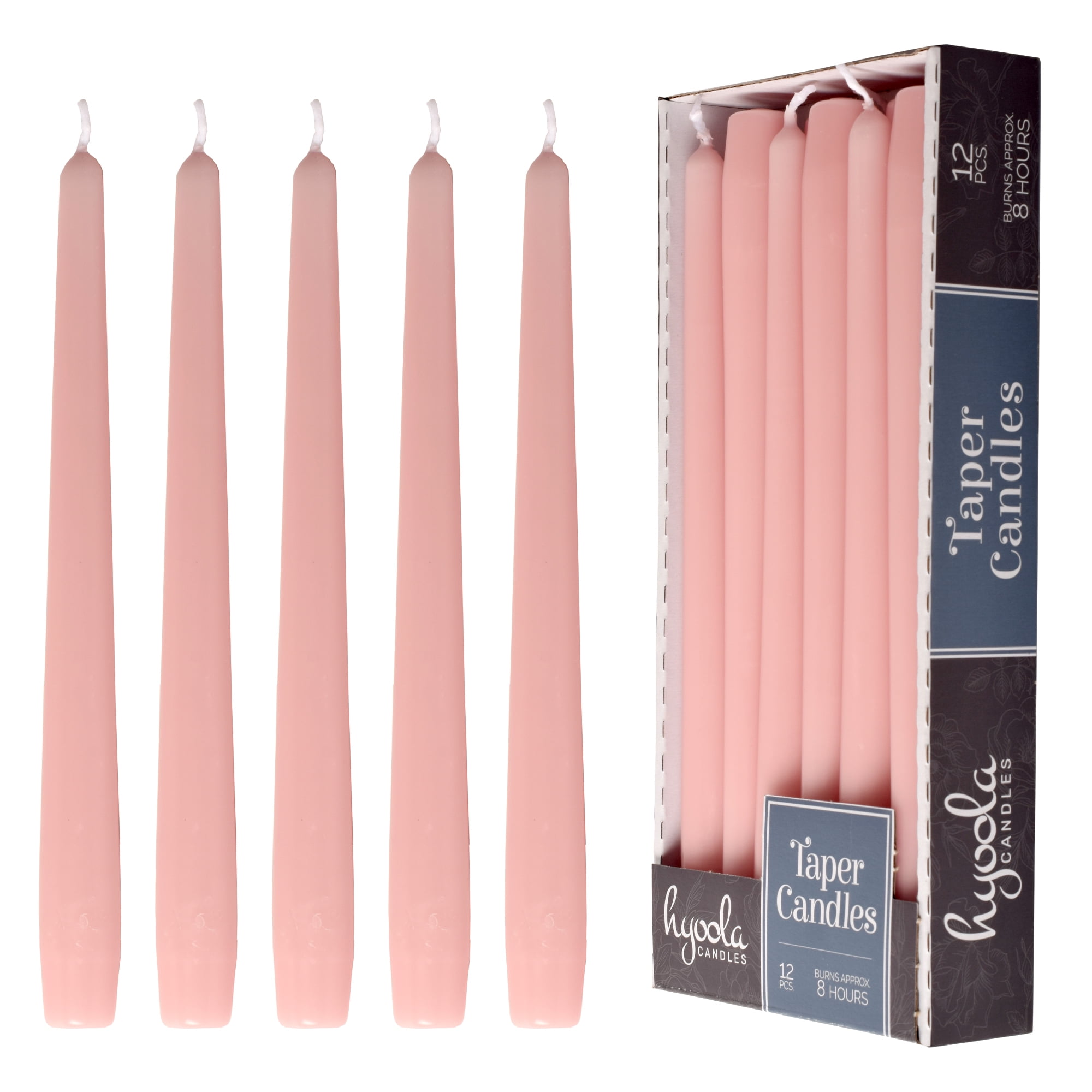 Ribbed Taper Unscented Candles – Lolita's Candle Company