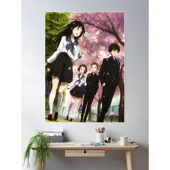 Hyouka Poster Wall Art, Modern Wall Decor For Living Room Bedroom, 8x12 UNFRAMED