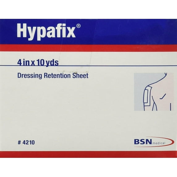 Hypafix Covering Dressing Bsn Medical Retention Sheets 4in x 10yd Roll, 1ct