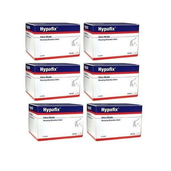 BSN 4210 Hypafix (6-Pack) Dressing Retention Sheet 4 in. x 10 yds. (Set of 6 Rolls)