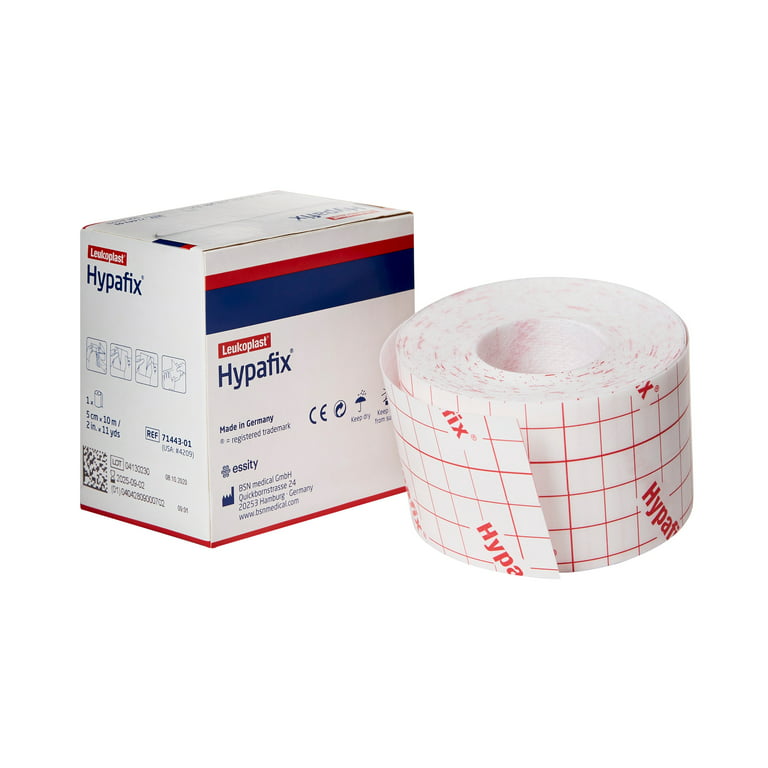 Uplifted Nathaniel Ward Disciplin Hypafix White Dressing Retention Tape with Liner NonSterile 2 Inch X 10  Yard 1 Roll 4209 - Walmart.com