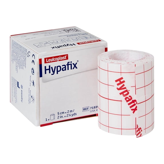 Hypafix White Dressing Retention Tape with Liner NonSterile 2 Inch X 2 Yard 1 Each 4215