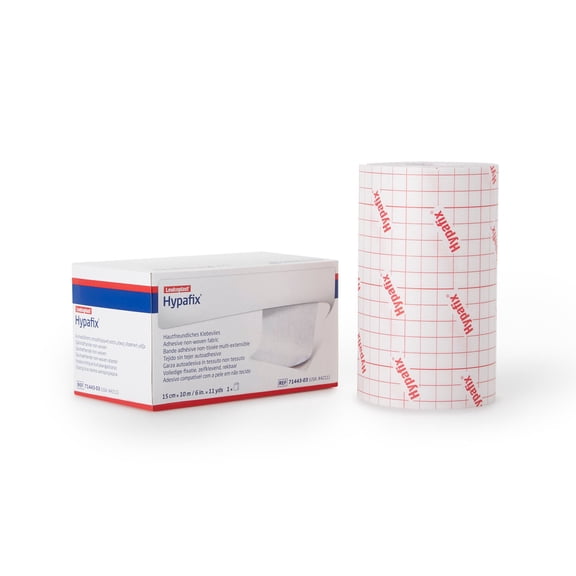 Hypafix White Dressing Retention Tape with Liner NonSterile 6 Inch X 10 Yard 24 per Case 4211