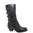 thumbnail image 1 of Hypard Women's 13" Five Buckle Biker Boot Black Size in 7.5, M, 1 of 4